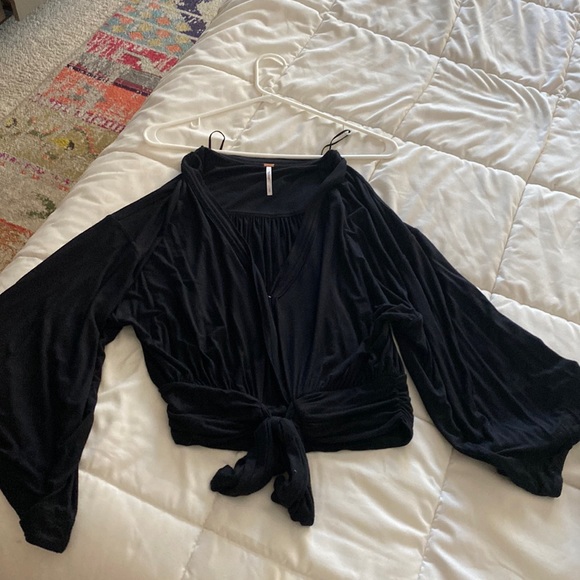 Free People Tops - Free people bell sleeve blouse
